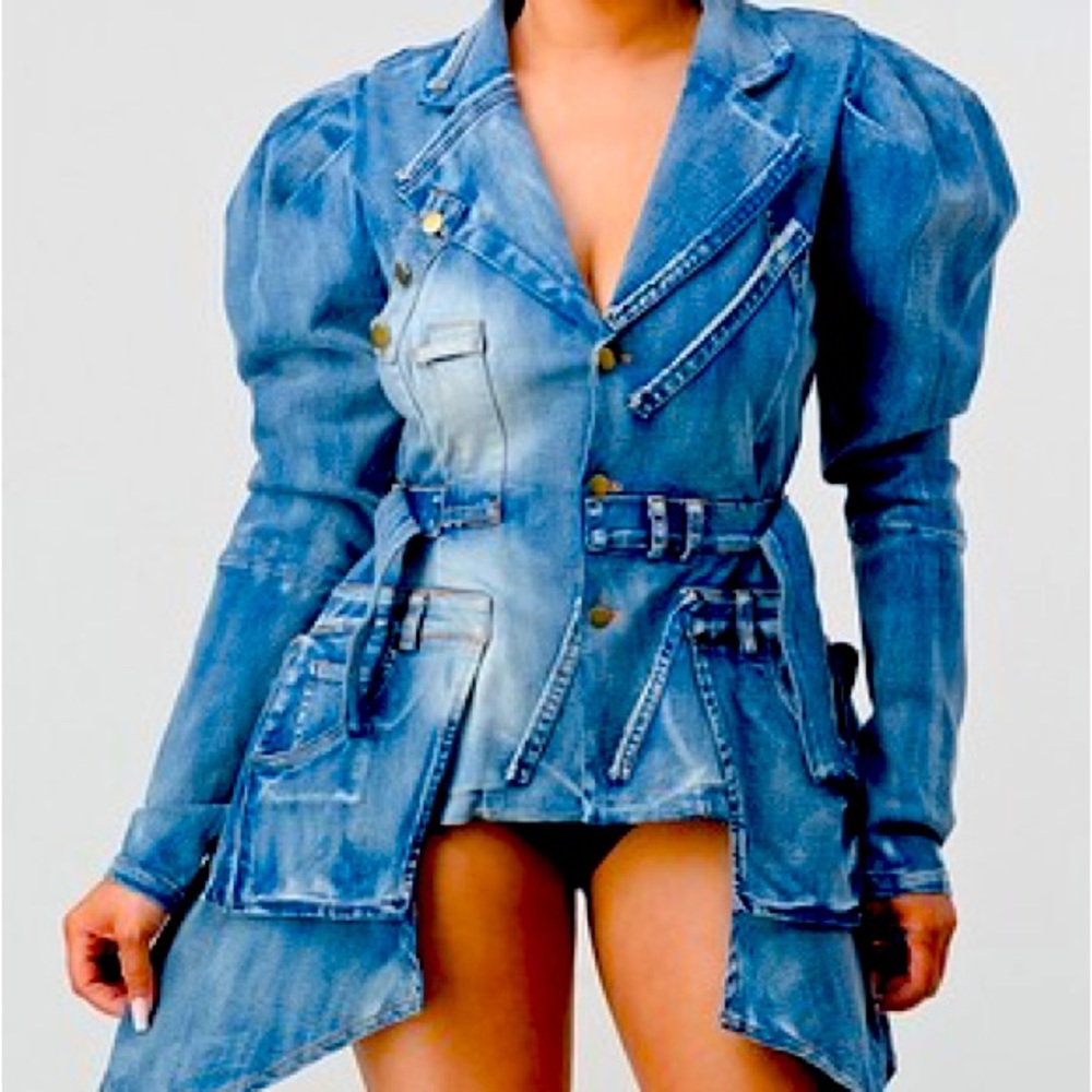 Denim fashion Blazer
